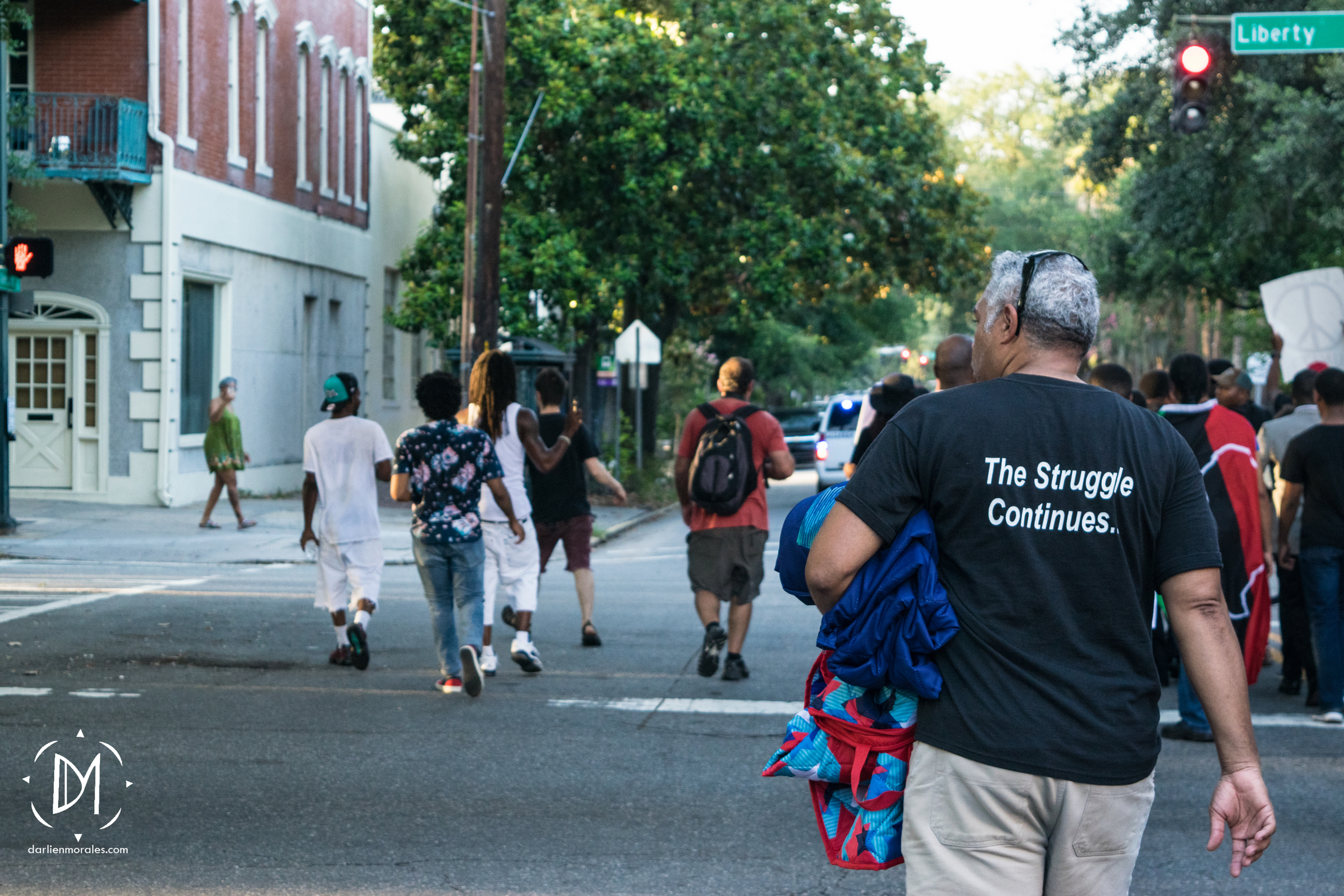  Activists take over Liberty Street.  -July 12, 2016 