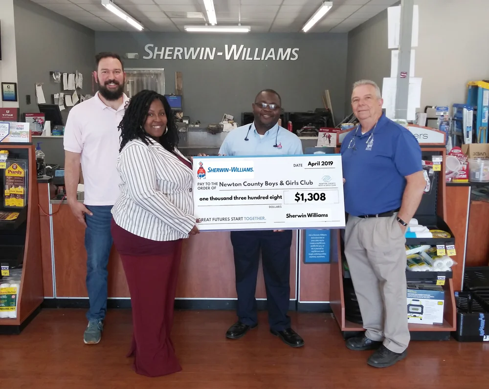 Sherwin Williams Donates to NCBGC — Boys & Girls Clubs of North Central  Georgia