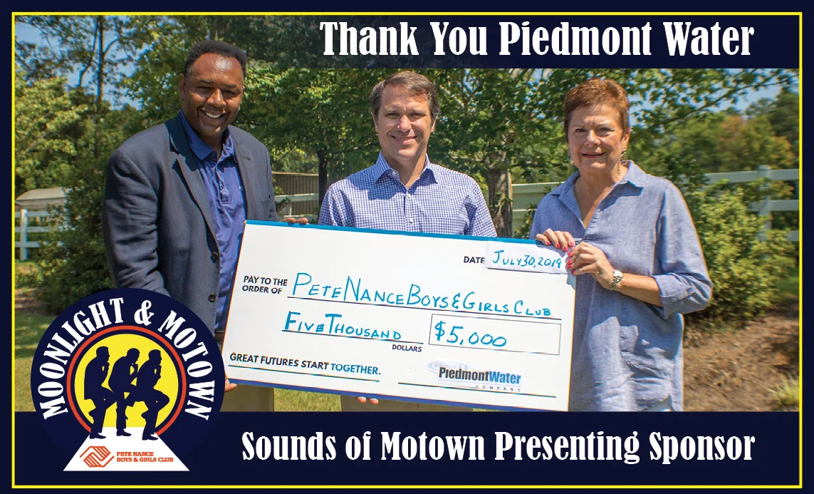 Piedmont Water Company Gives to PNBGC — Boys & Girls Clubs of North