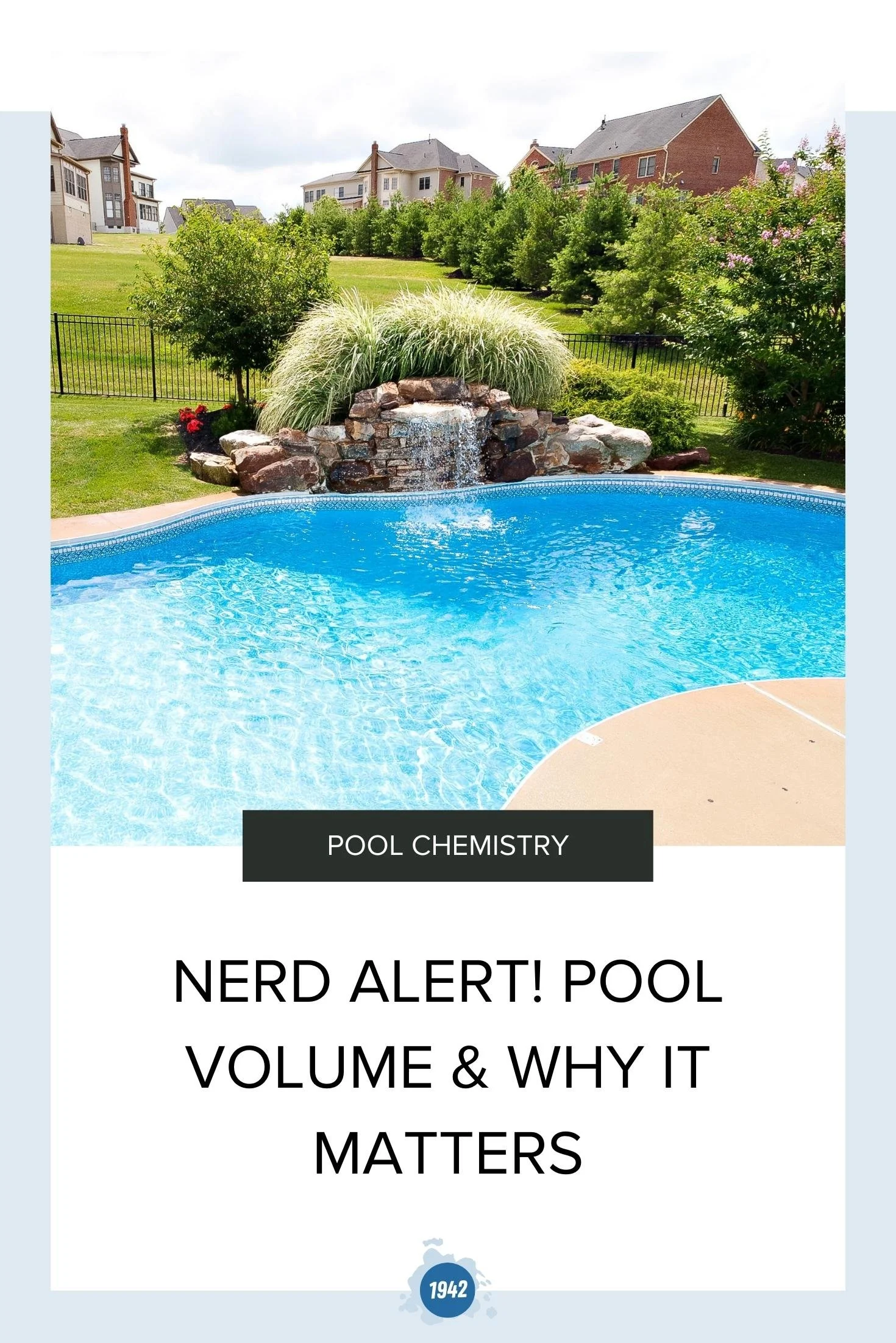 NERD ALERT! POOL VOLUME & WHY IT MATTERS