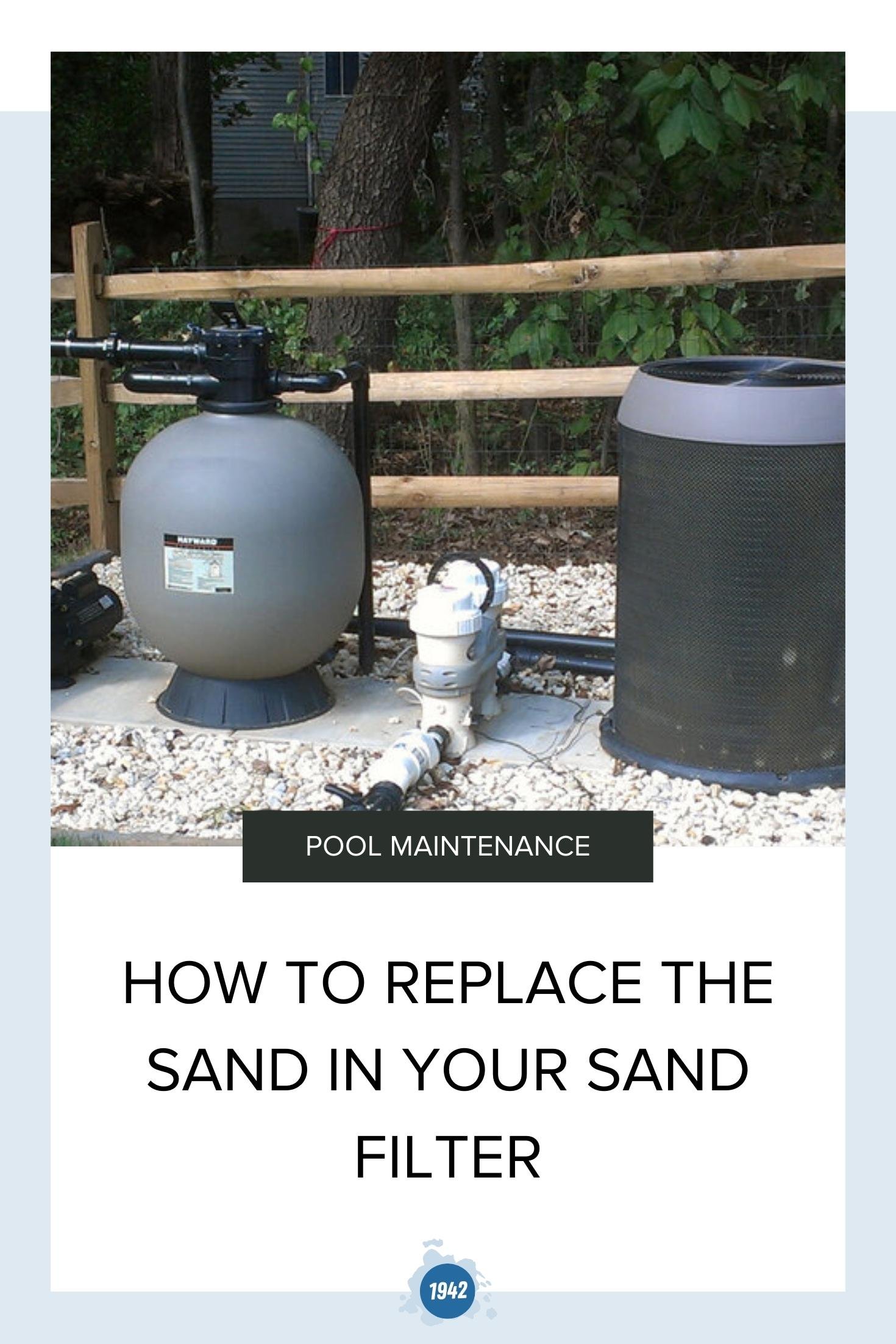 How to Replace the Sand in your Sand Filter Browning Pools & Spas
