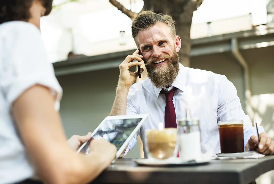 Business Beard Brainstorming Beverage Agreement