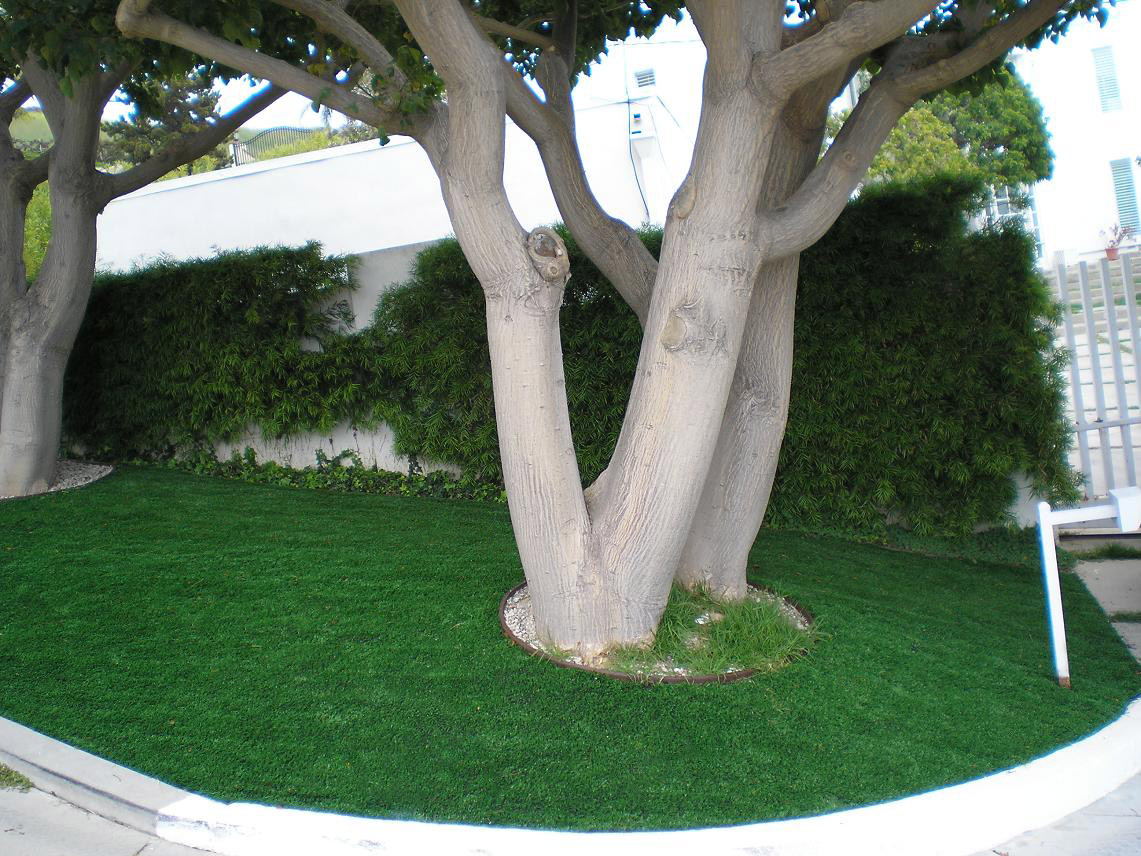 Synthetic grass landscape