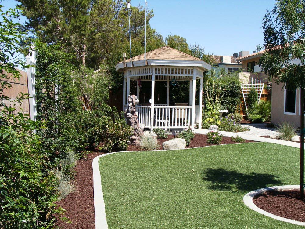 Synthetic grass landscape