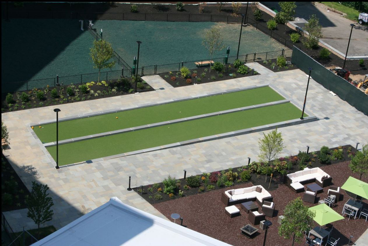 Copy of Low maintenance landscape with Sport Court