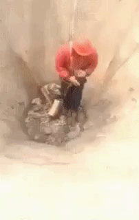 physics out of a hole.gif