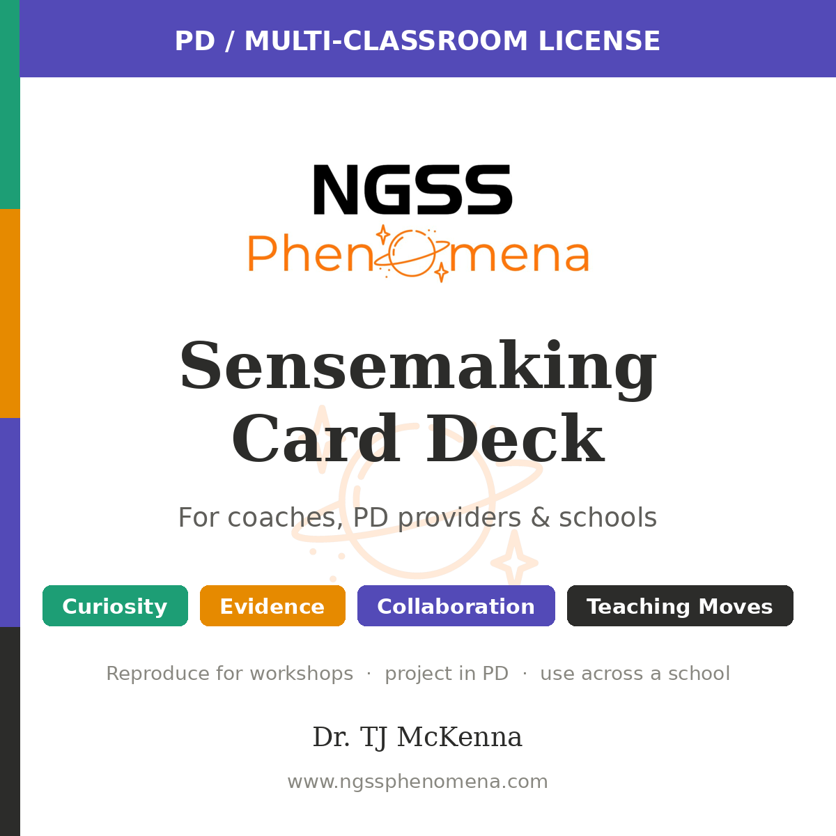 Phenomena Sensemaking Card Deck — PD / Multi-Classroom