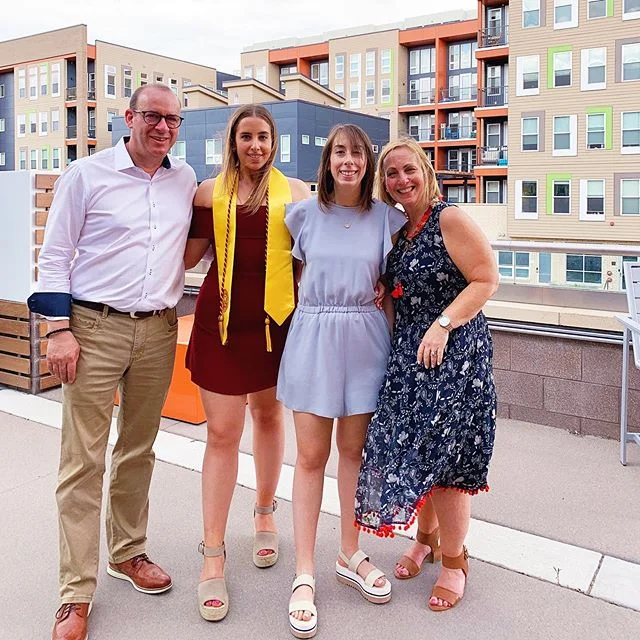 Happy Father&rsquo;s Day to the coolest dude I know, and cheers to Sari on graduating from DU yesterday! 💕