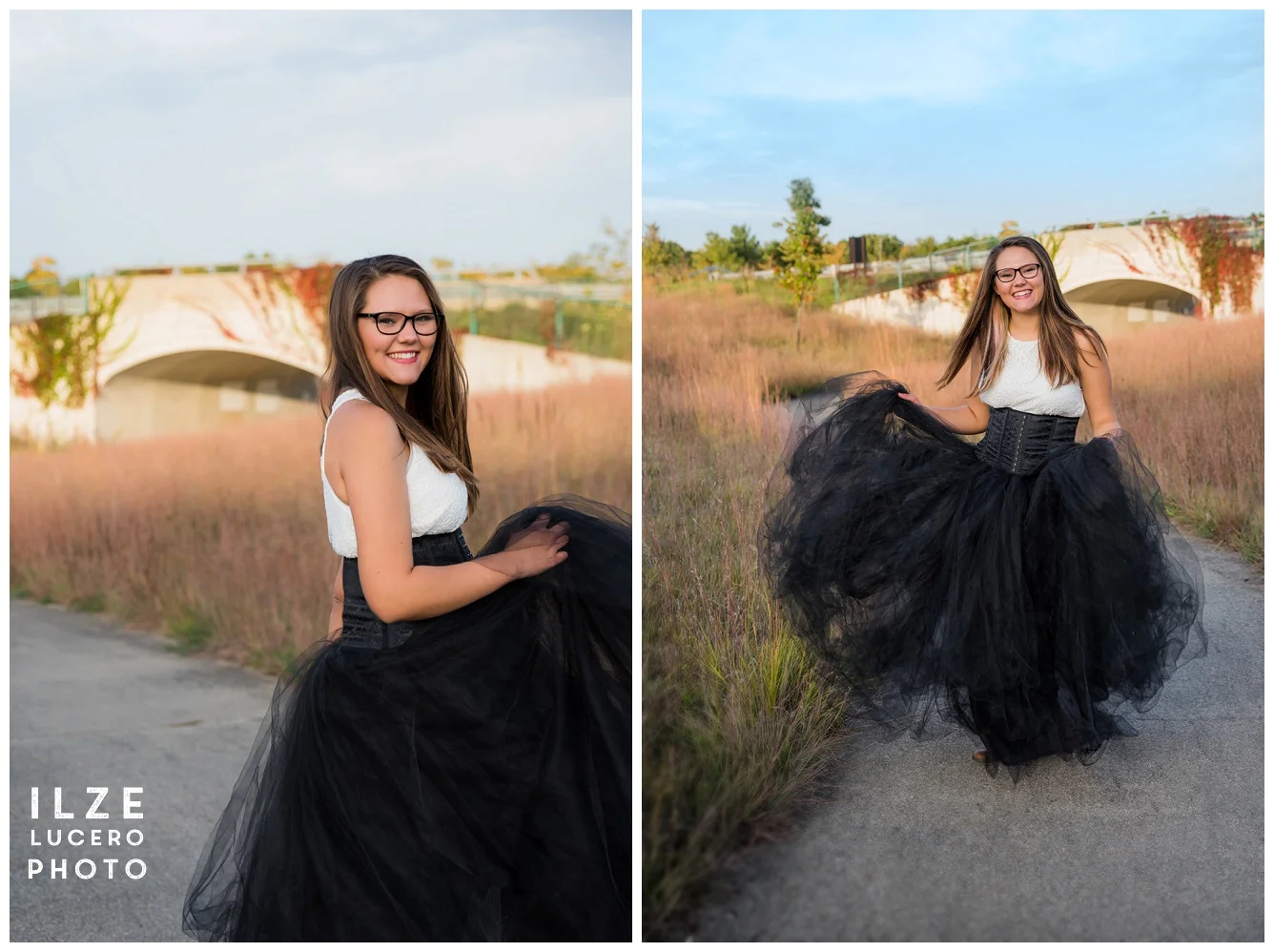 Tulle Skirt Senior Photo Shoot