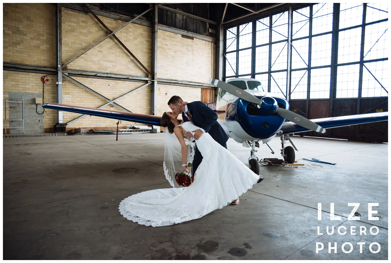 Airport wedding