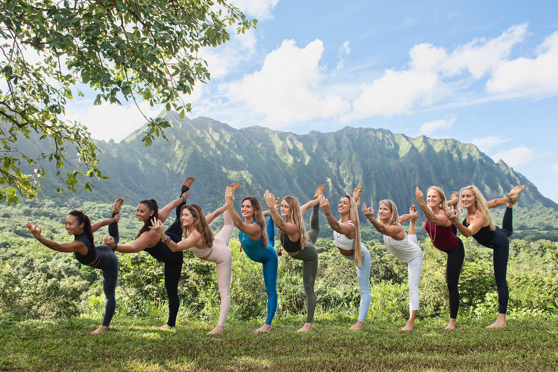 A group photo of some yogini goddesses.