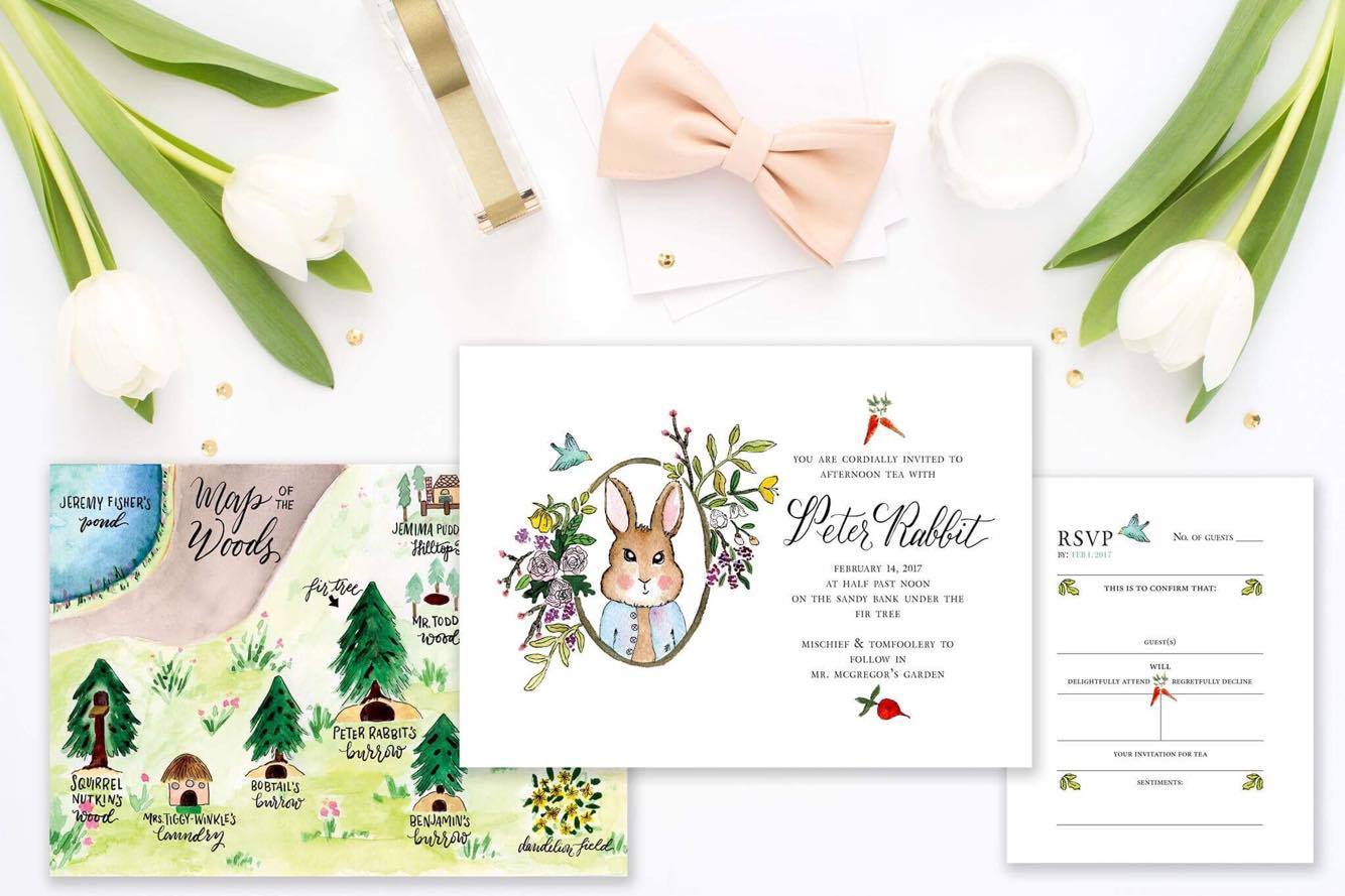 Invitation Suite available in my Etsy Shop!