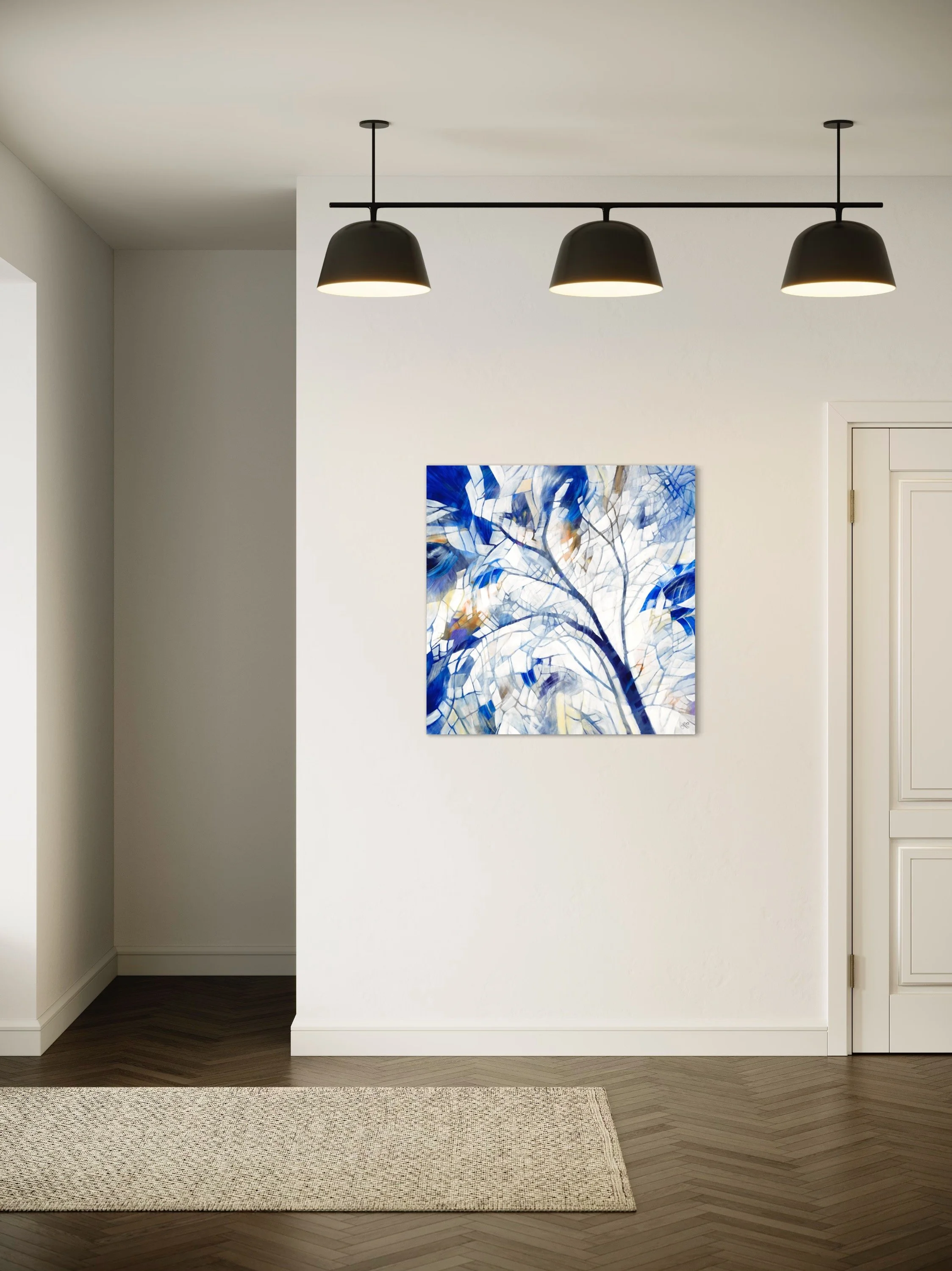 Serene fine art metal and canvas print by Cecile Albi