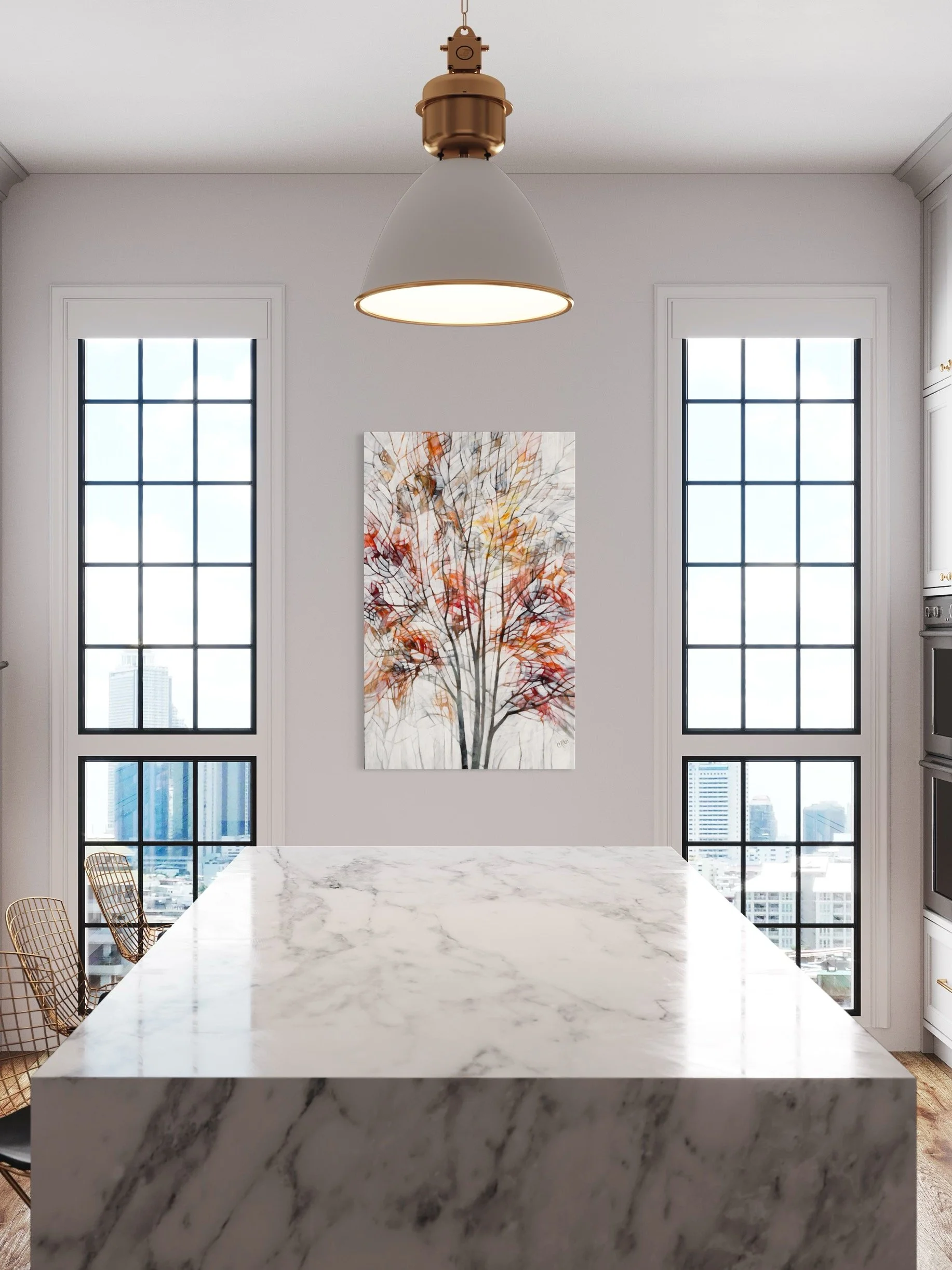 Rhythmic Autumn fine art print by Cecile Albi