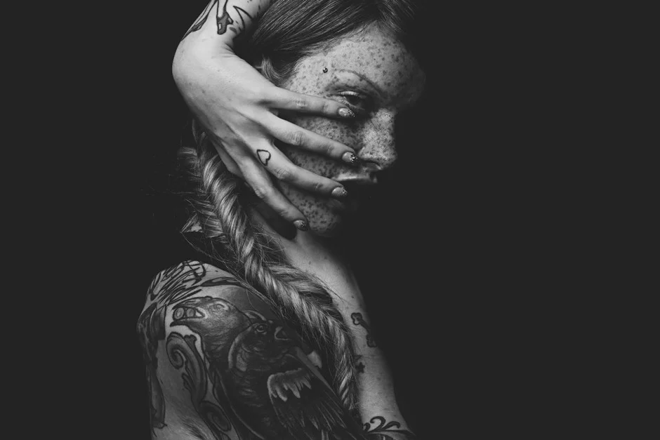 Dark Portraits of Tattooed Models by Mattia Crepaldi — DESIGNCOLLECTOR