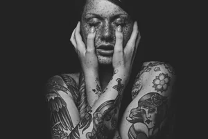 Dark Portraits of Tattooed Models by Mattia Crepaldi — DESIGNCOLLECTOR