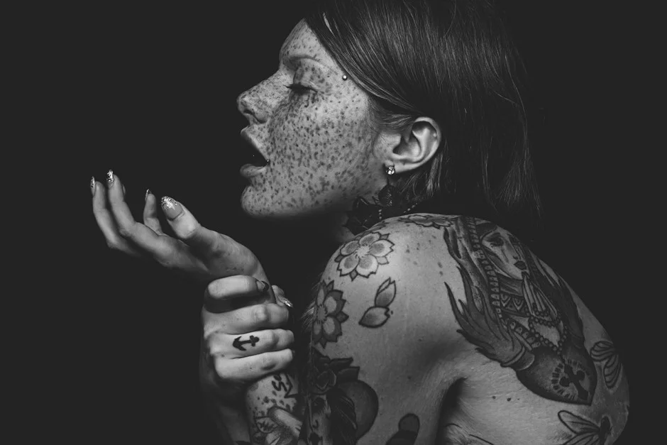 Dark Portraits of Tattooed Models by Mattia Crepaldi — DESIGNCOLLECTOR