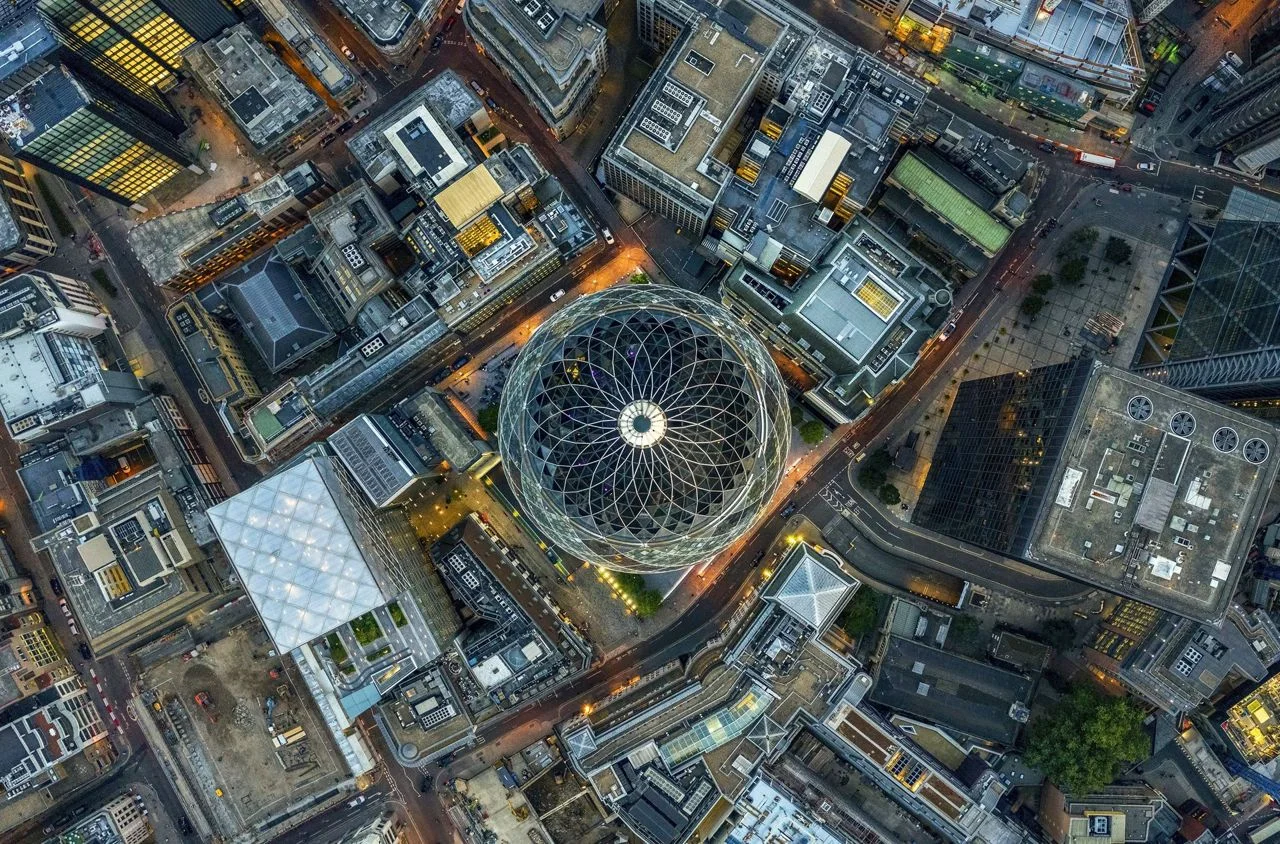 London From Above by Jeffrey Milstein