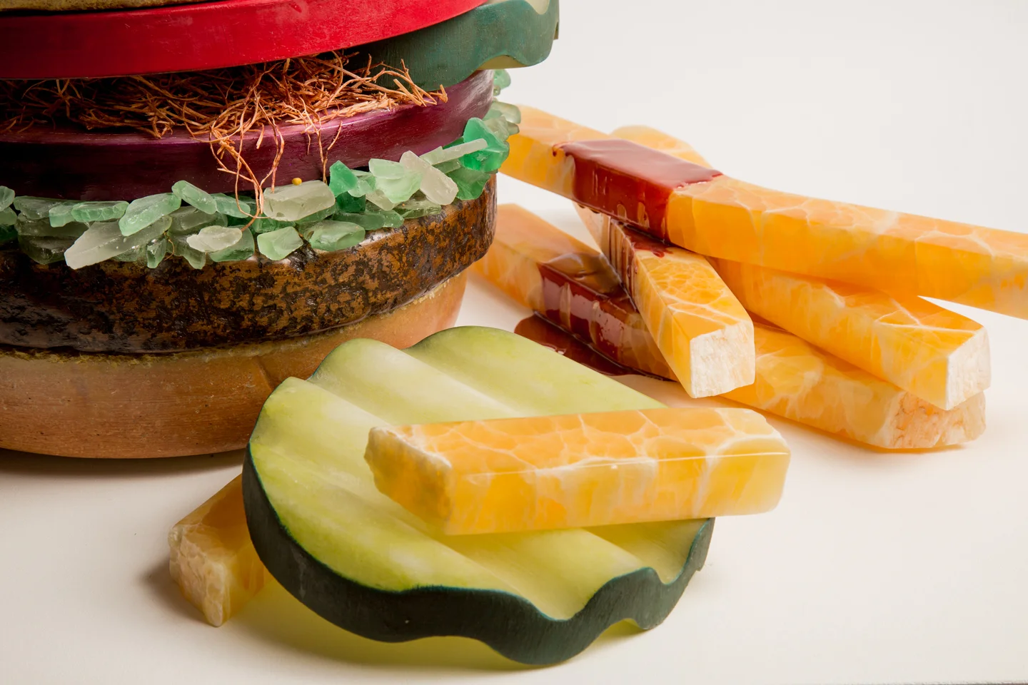Fast Food in Marbles by Robin Atar