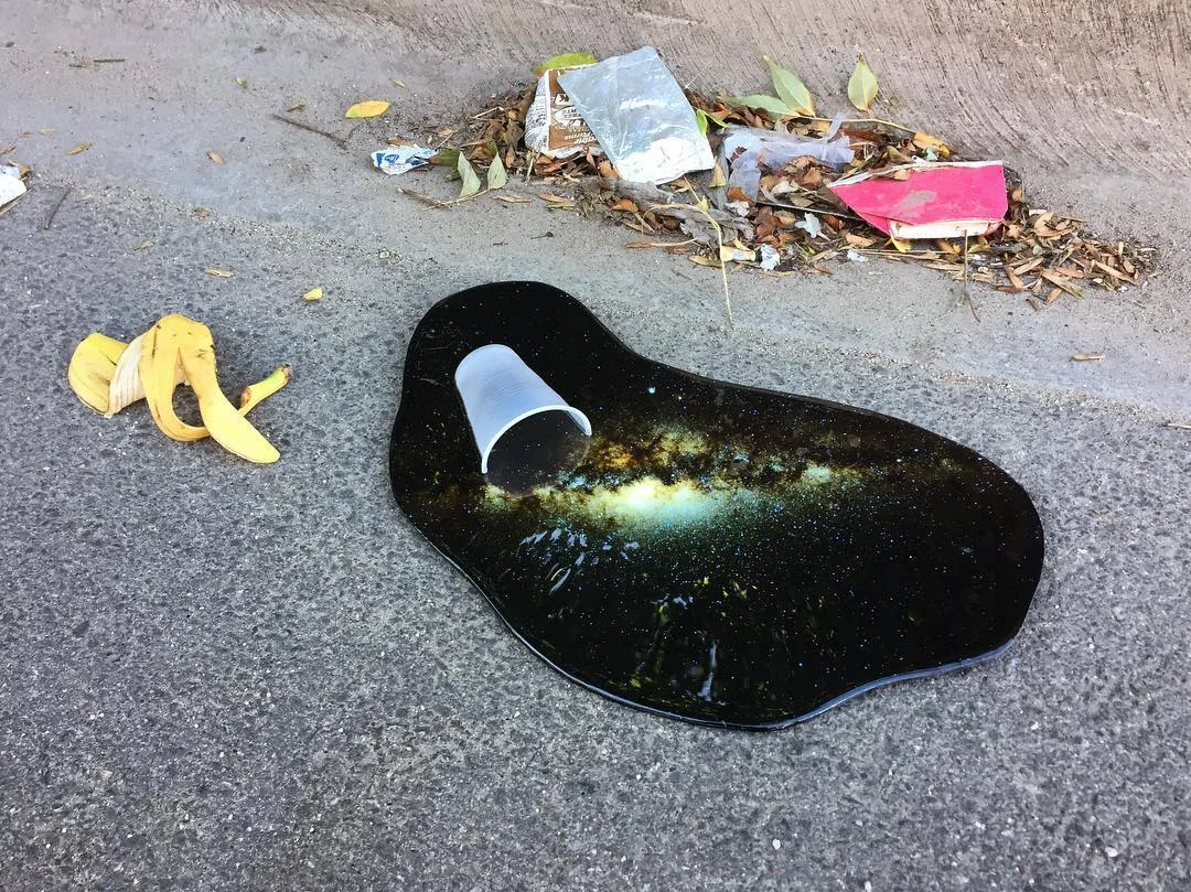 Puddle Sculptures by Jeffrey Michael Austin