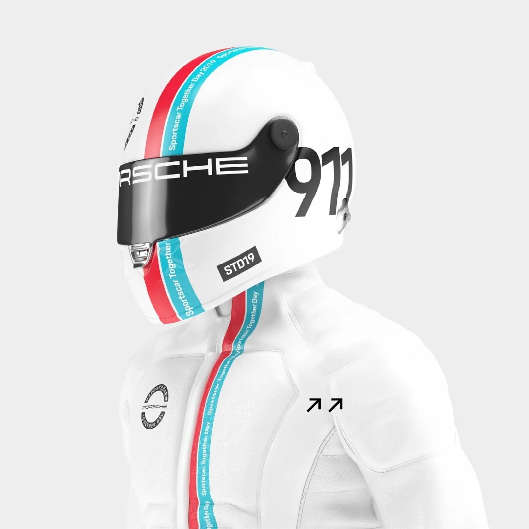Porsche Sportscar Together Day identity by Roma Erohnovich