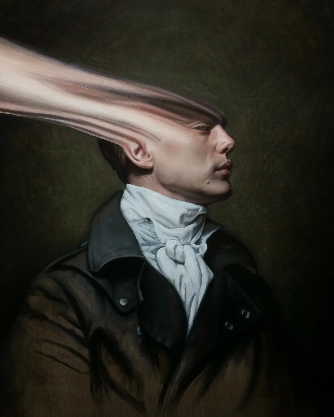 Ben Ashton Glitch Paintings