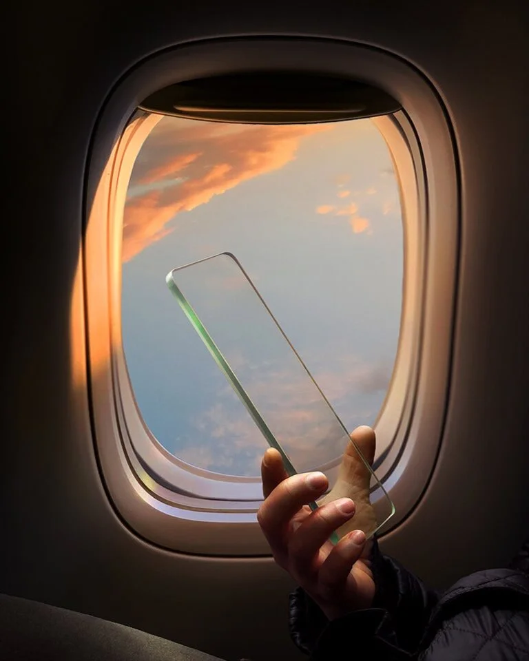 Glass Screen as Metaphor by Tilman Hornig
