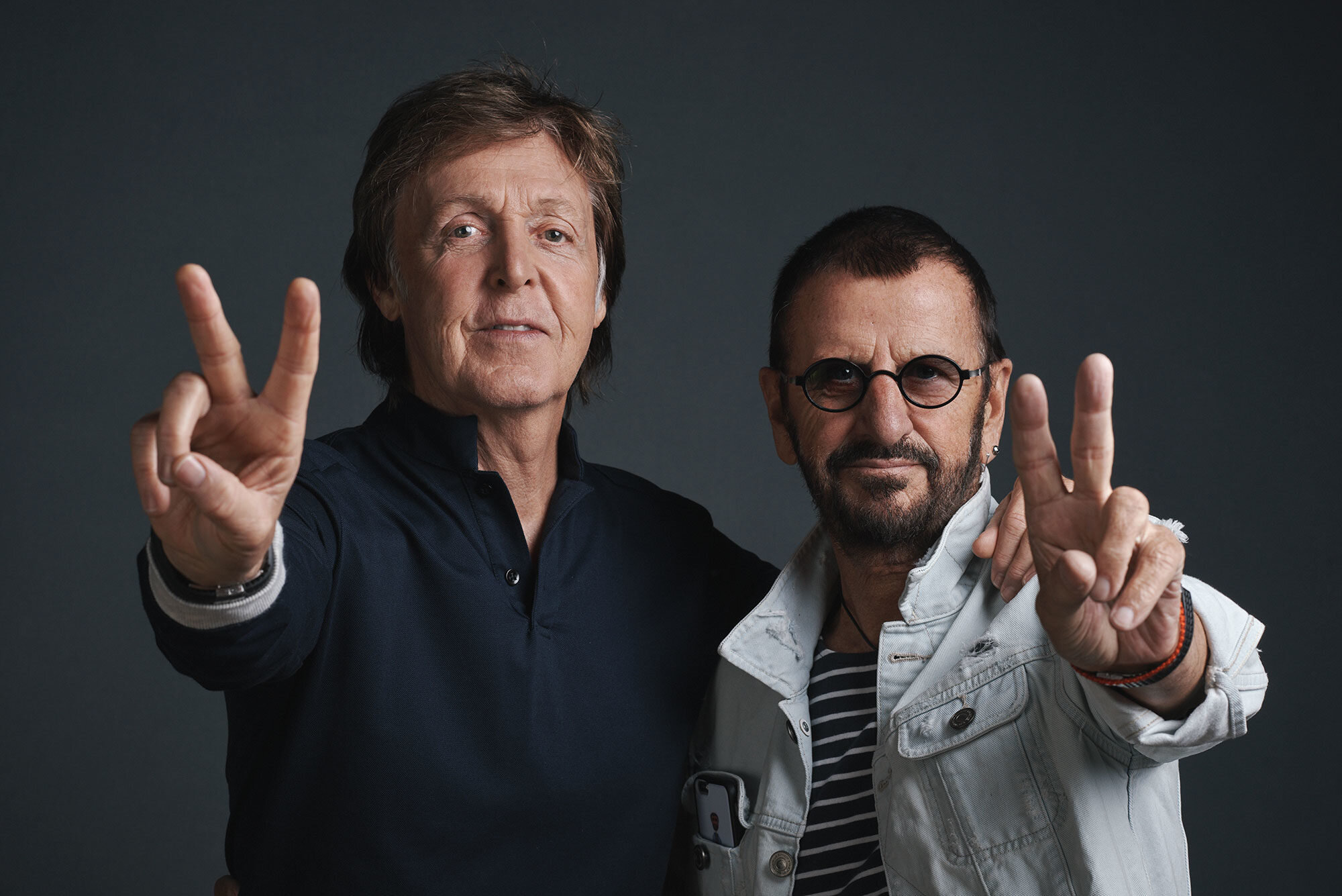 Paul McCartney and Ringo Starr 