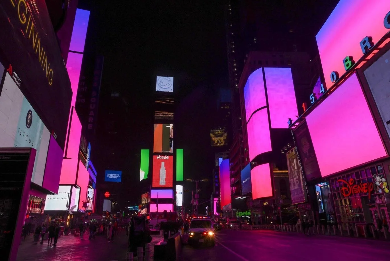 Continuum on Times Sq by Krista Kim