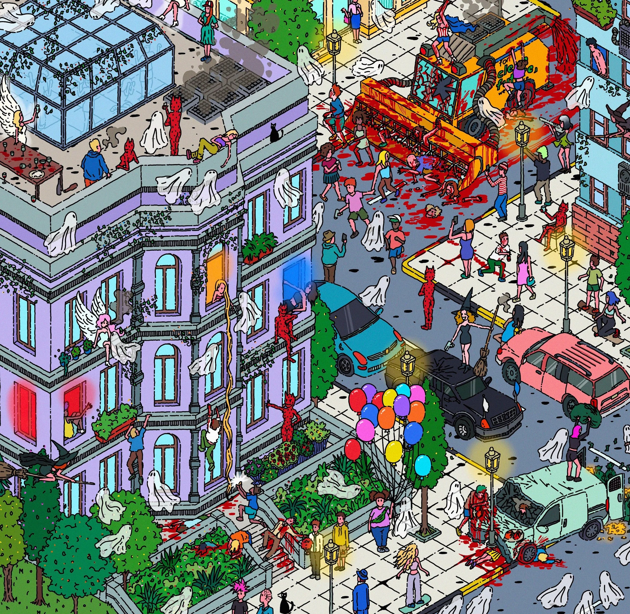 Oversatured imaginative worlds of Esra Eslen