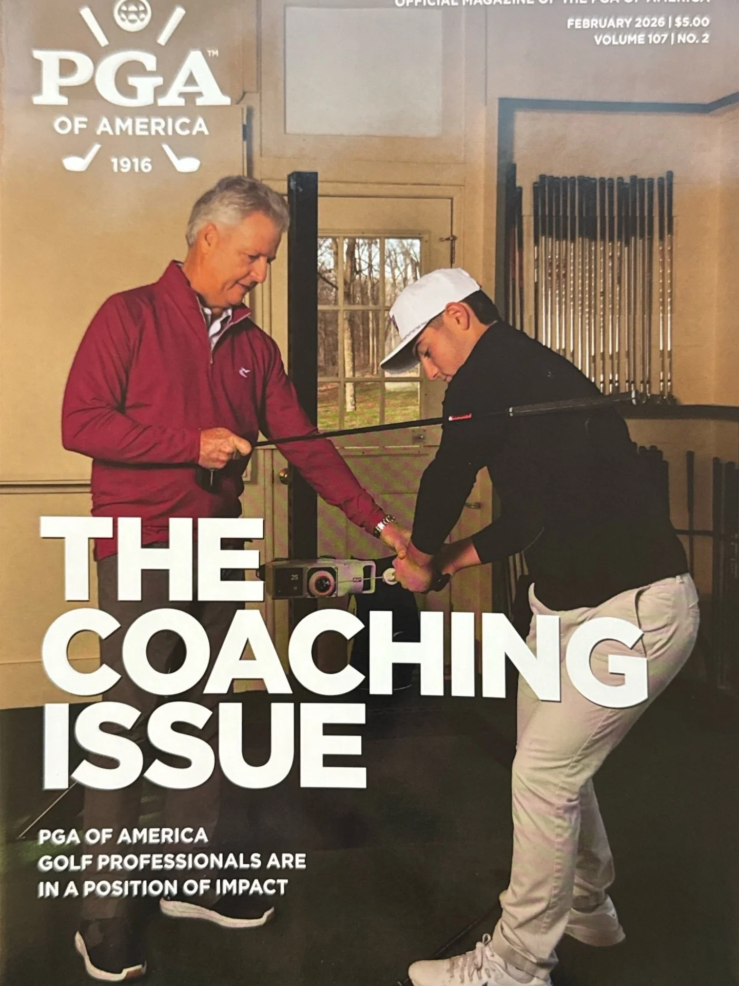 Honored to be featured on the cover of PGA Magazine&rsquo;s &ldquo;The Coaching Issue&rdquo; (Feb 2026).