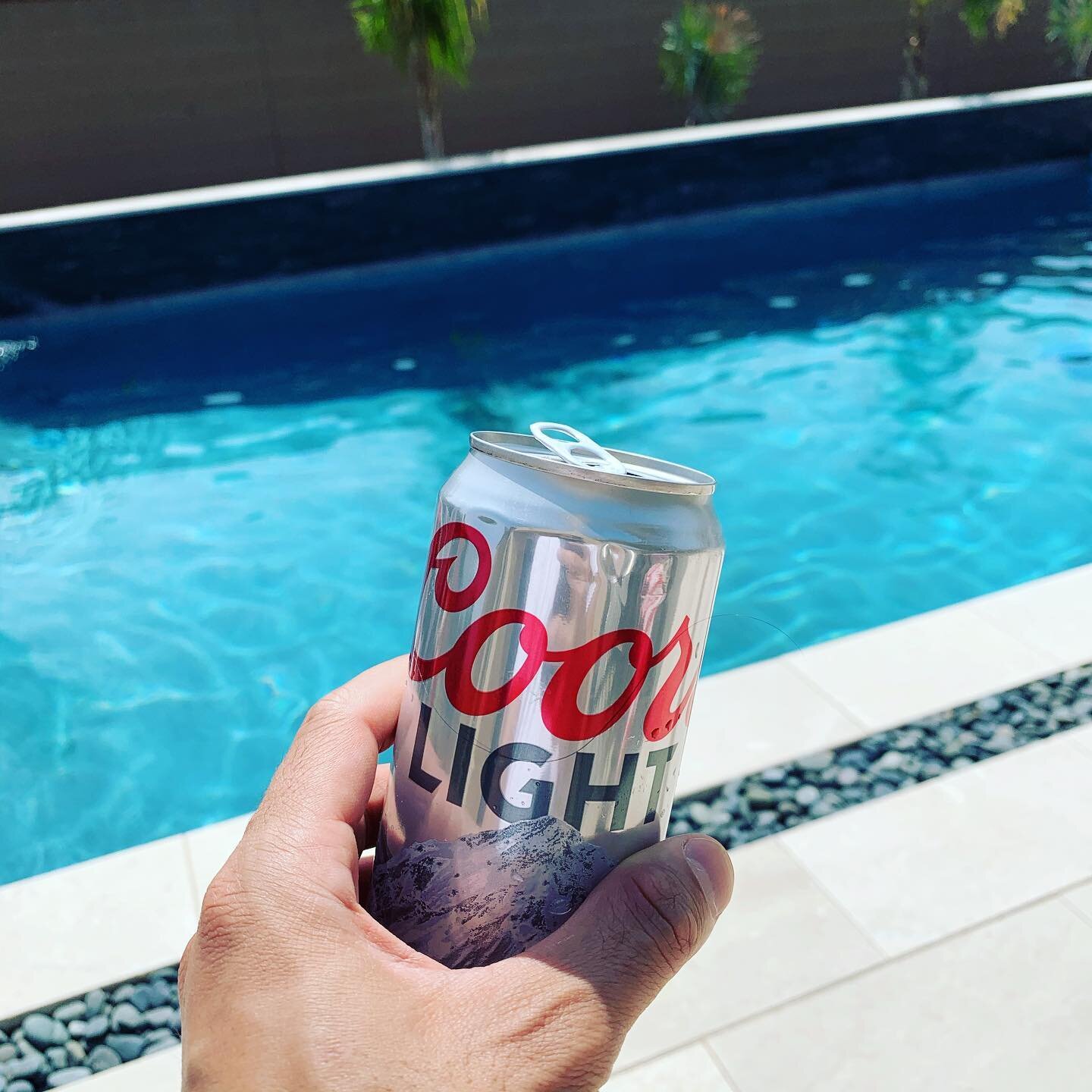It&rsquo;s a beer by the pool kind of day for me. What are you drinking?

Don&rsquo;t forget to take my survey! How do you make your martini? Head to NolanAndTyler.com/survey and share your recipe! Link is in the bio. 

#DrinkingWithNolan#NTSupplyCo 