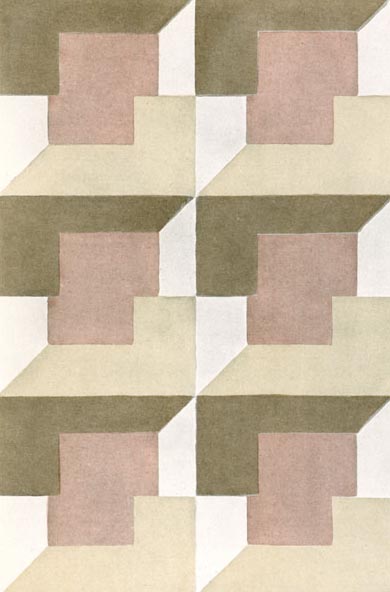 Textile Design by Elise Djo- Bourgeois, 1928
