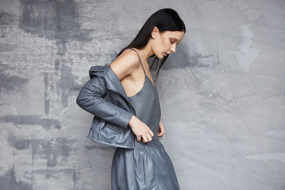 Leather Cami <br>$355