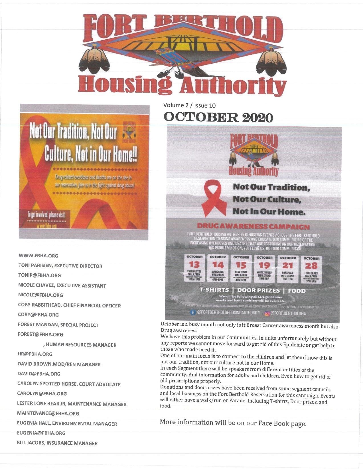 News — Ft. Berthold Housing Authority