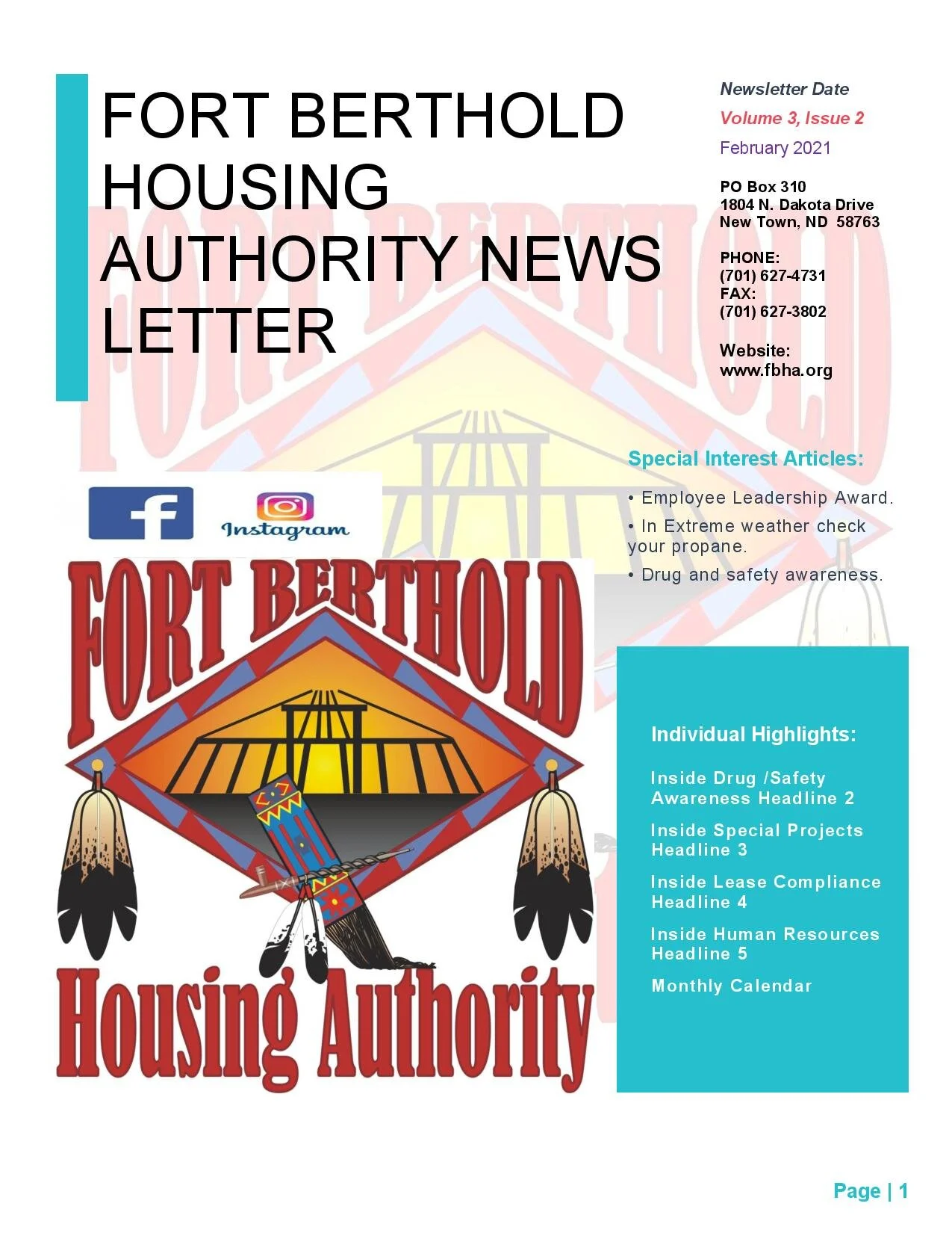 News — Ft. Berthold Housing Authority