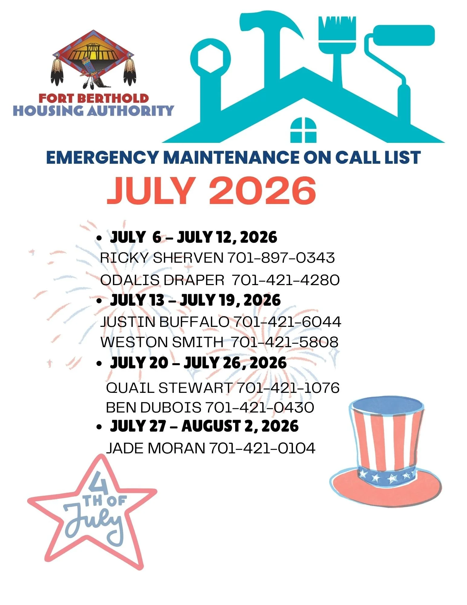 July 2026 Emergency Maintenance on call list (Document).jpg