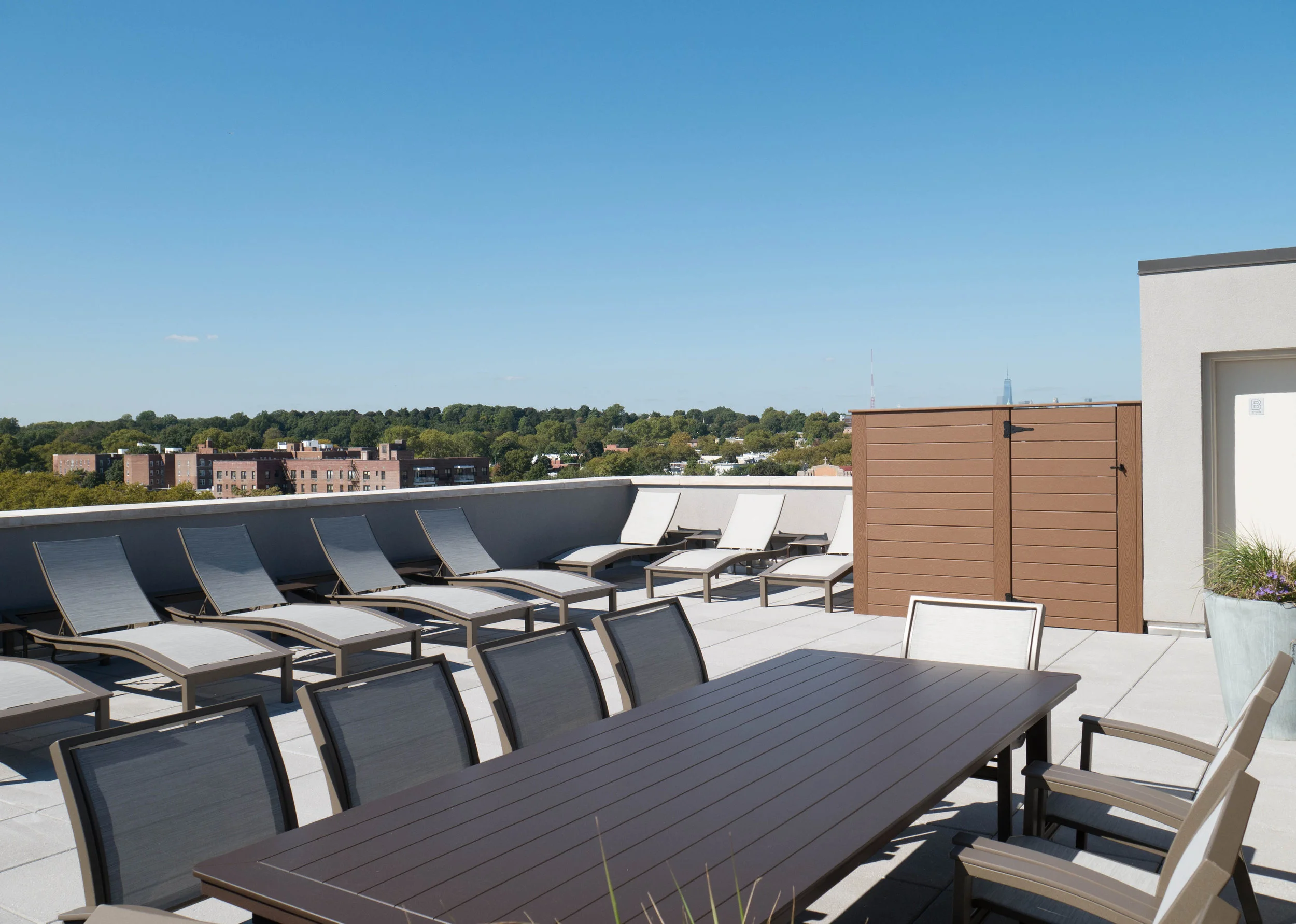 Roofdeck, 130 Ocean Parkway