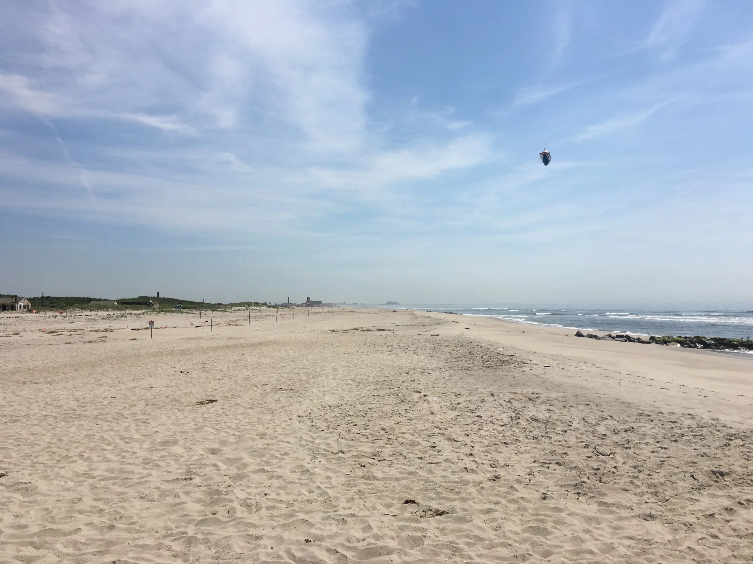 Blimp over Ft. Tilden