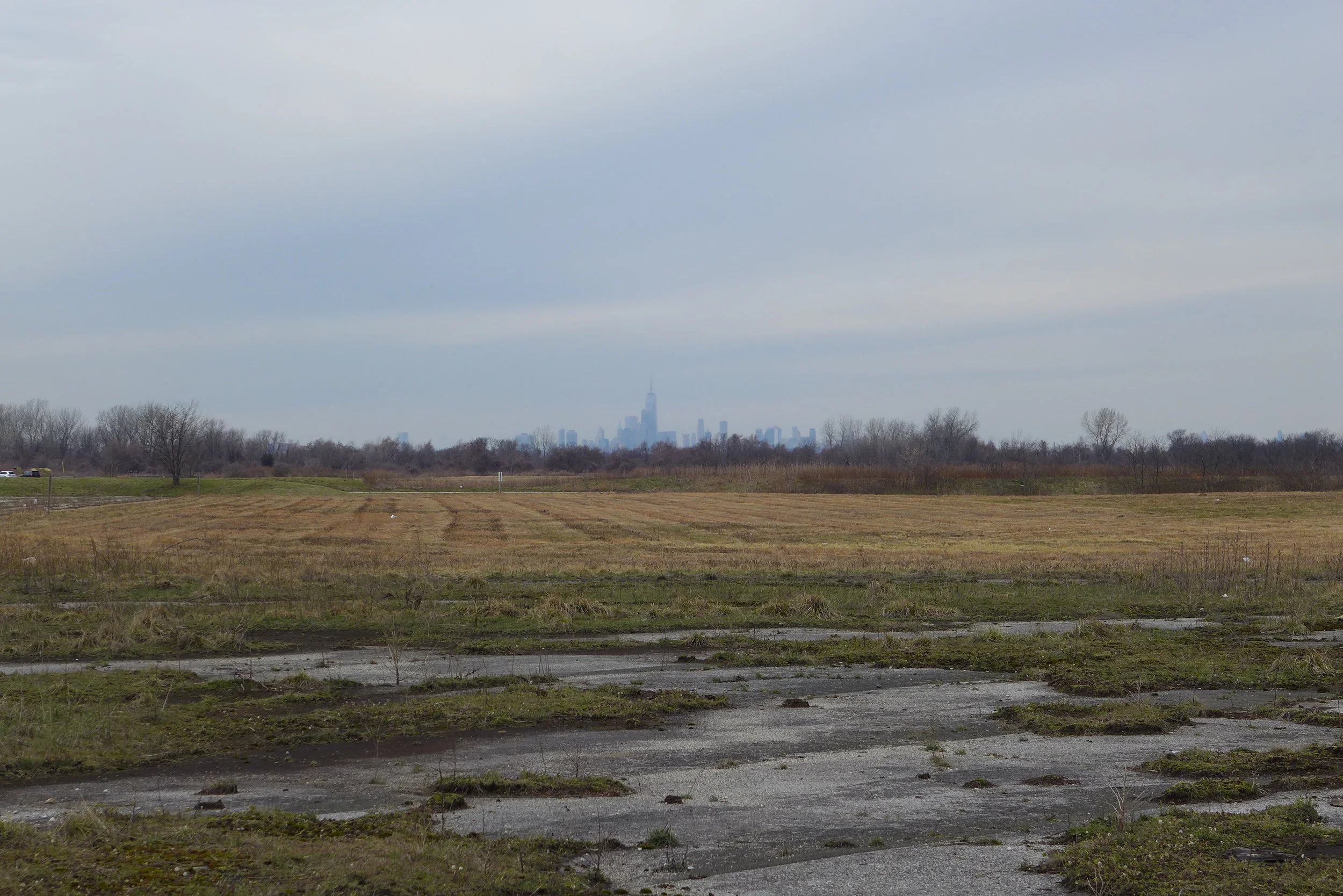 View of Manhattan from Floyd Bennett Field