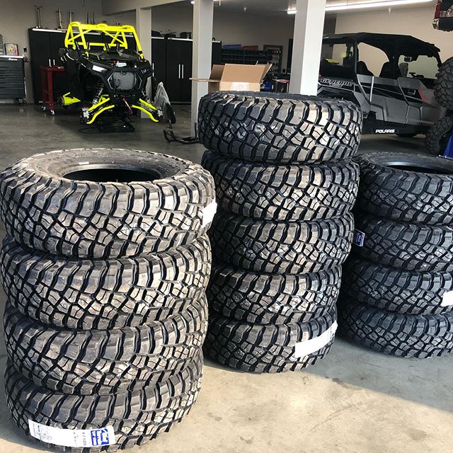 A lot of tires to mount