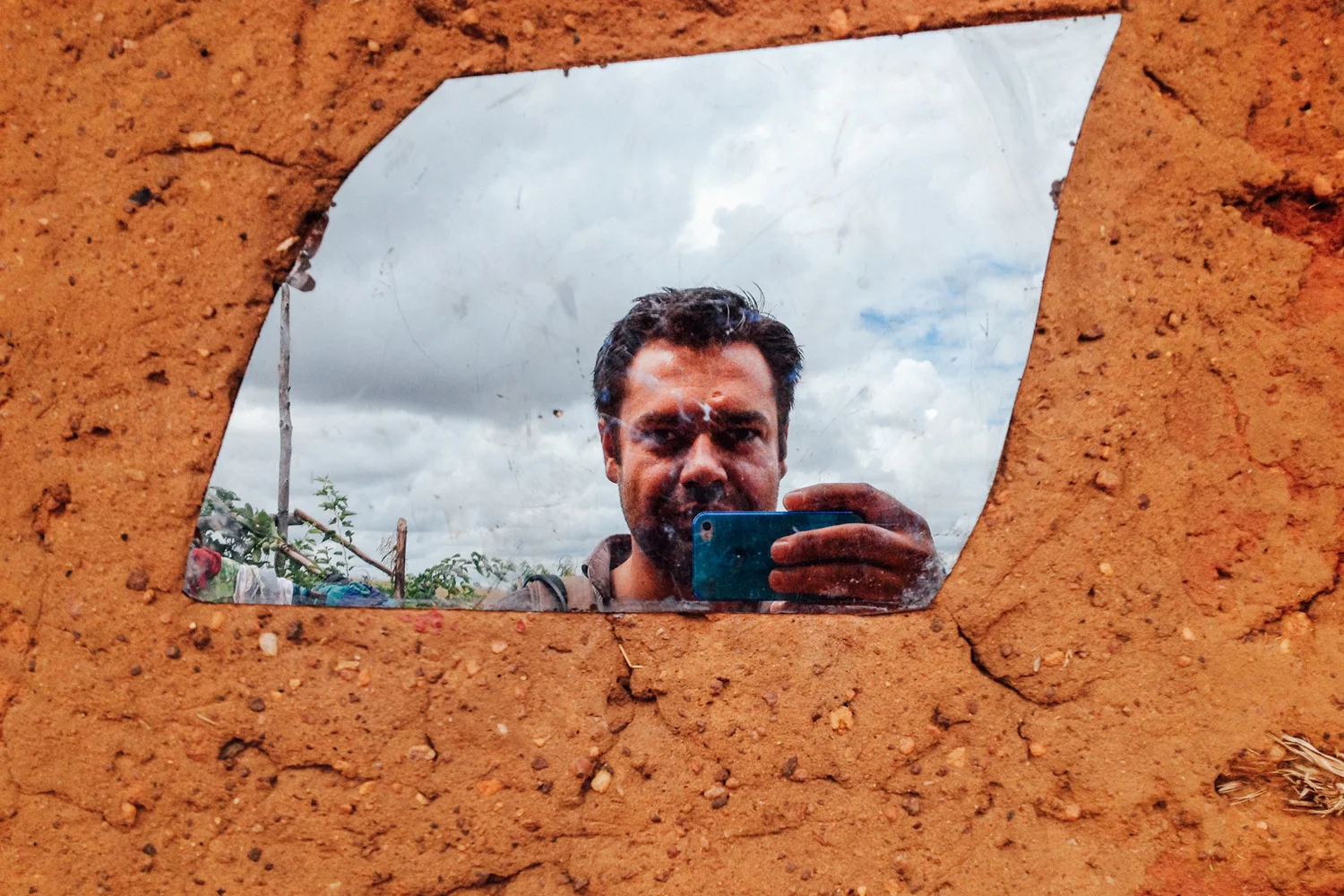 Self-portrait, with the iPhone 4S