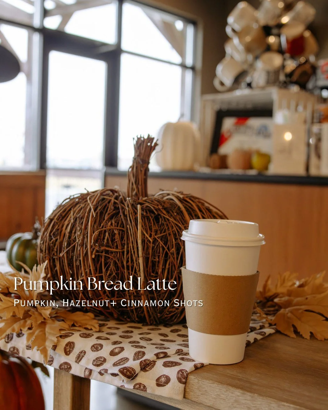 Like a hug in a mug. 🍂☕
Our Pumpkin Bread Latte blends pumpkin, hazelnut, + cinnamon espresso shots — soft, cozy, and just right for fall days at the Cabin. 🤎 
.
#PumpkinLatte #PumpkinSeason #PumpkinBread 
📷 @fleischmanphotography