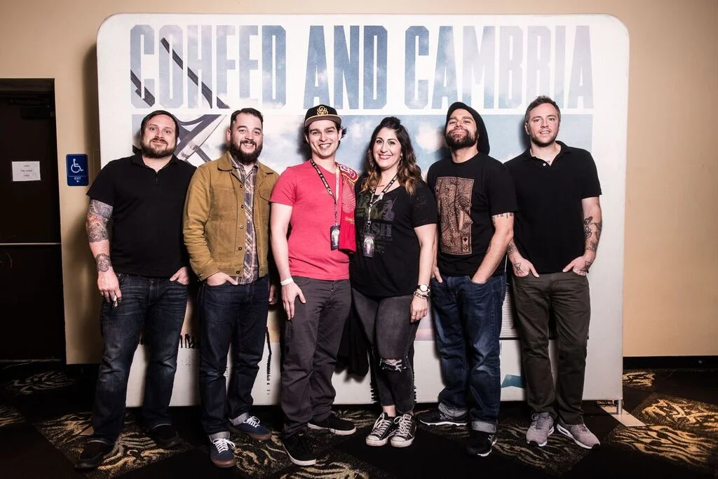 Travis, Zach, Randy, Myself, Claudio and Josh - Coheed & Cambria