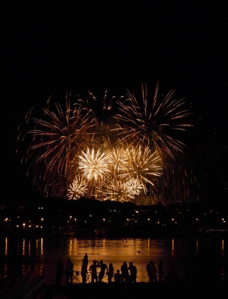 Fireworks on the French Riviera, 4th of July 2013