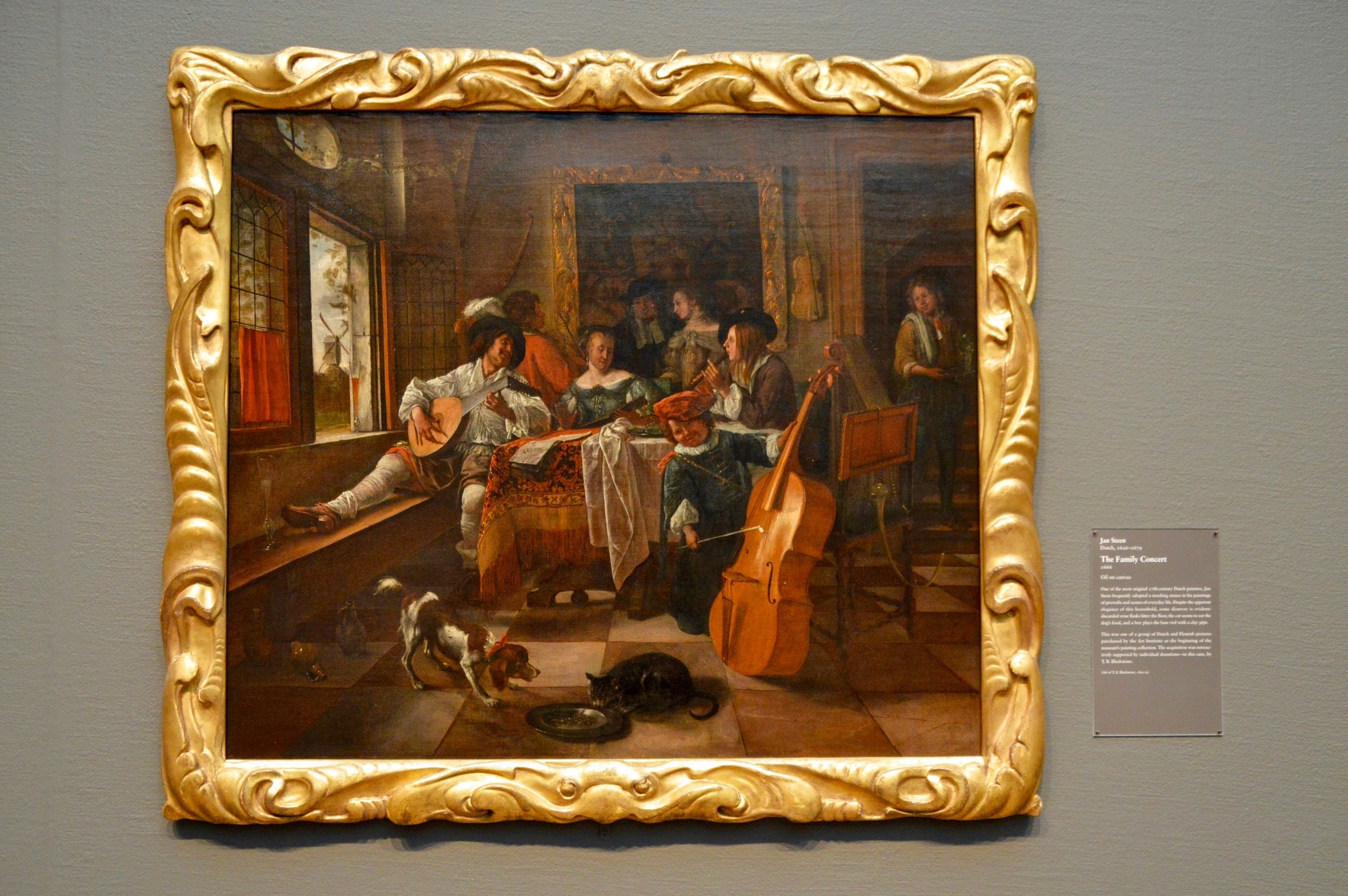 Jan Steen "The Family Concert" (1626-1679)