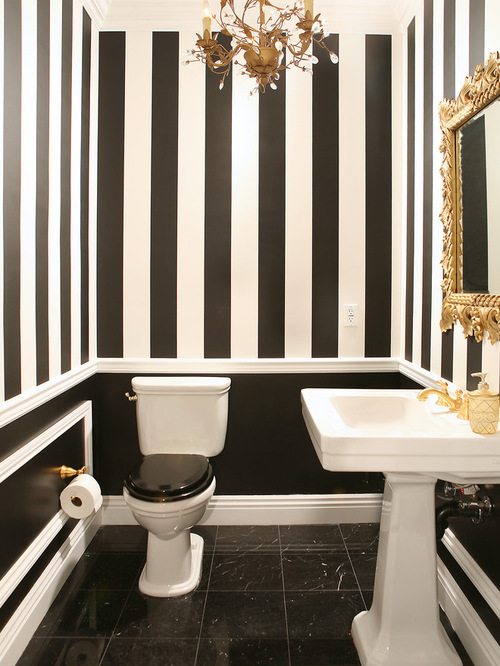 Art Deco Black and White Wallpaper