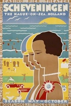 Art Deco Travel Poster - Holland