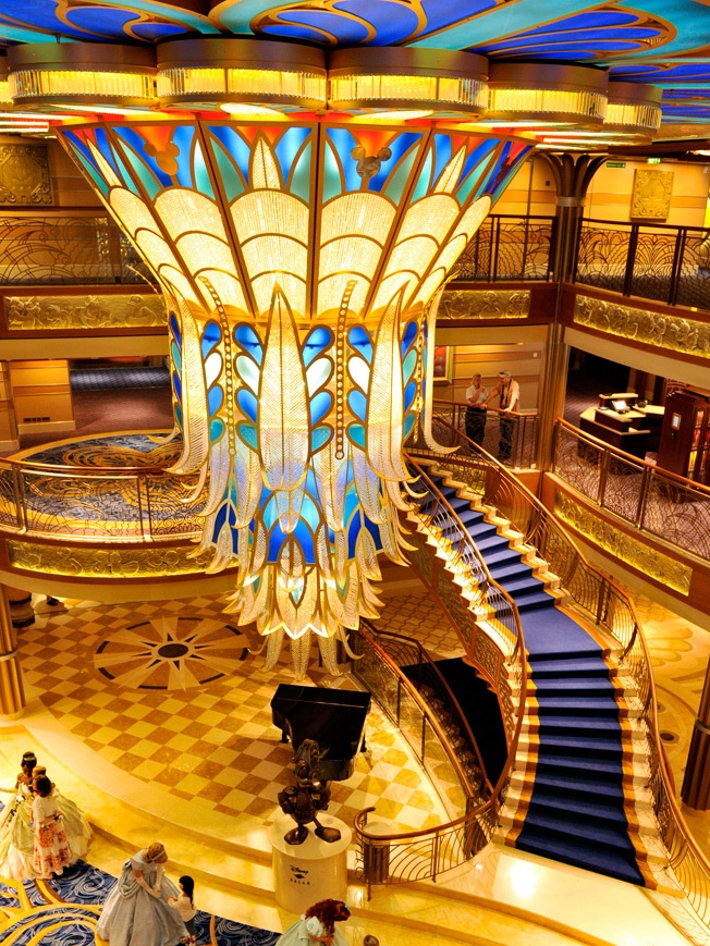 Art Deco Light Fixture - Disney Dream Cruise Ship