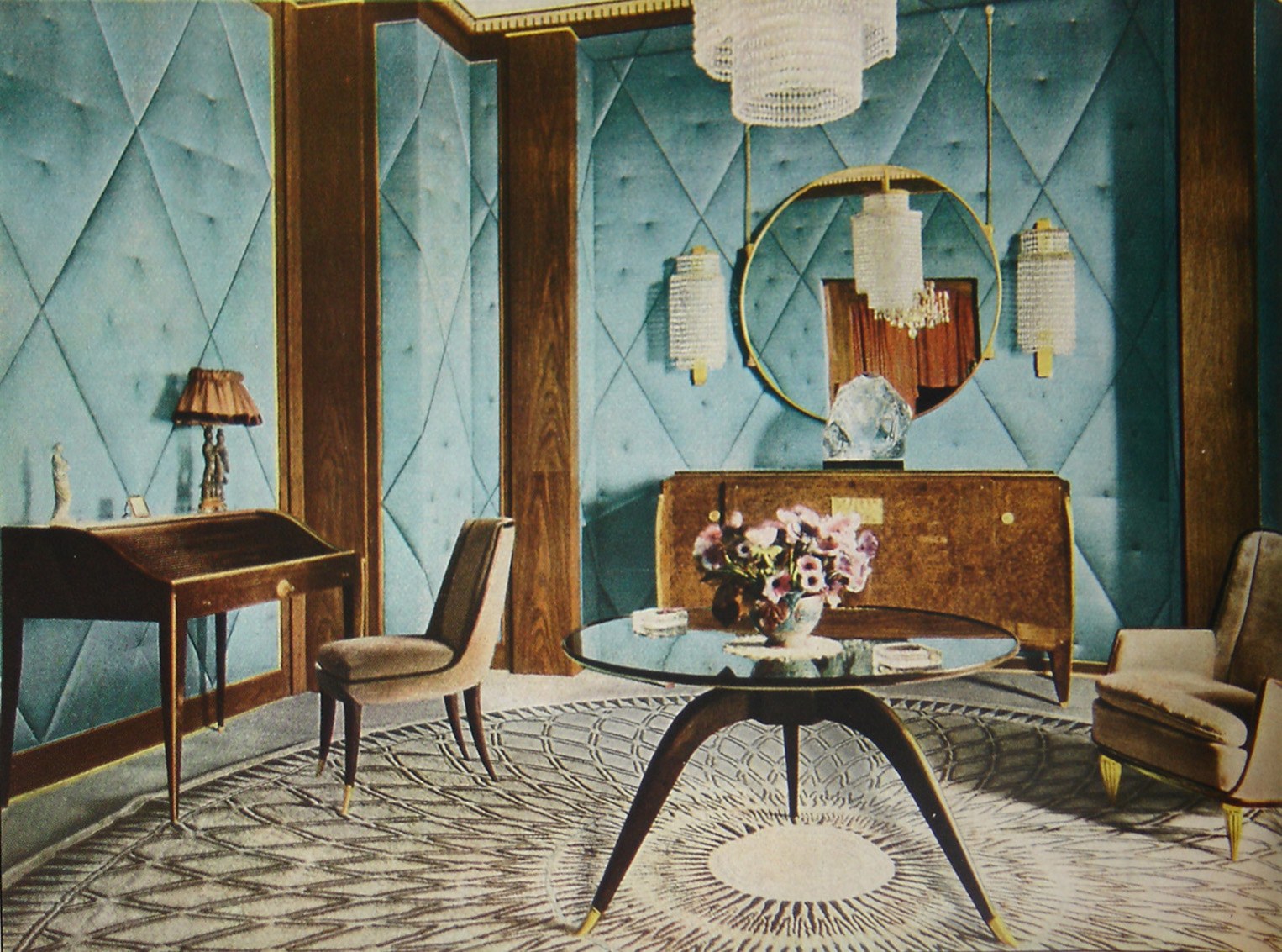 Art Deco Furniture Style, Art Deco Style Dining Table And Chairs